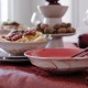 Nappe enduite sur mesure Végétal Mood Goji, laize 180cm, Le Jacquard Français