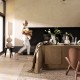 Nappe enduite sur mesure Végétal Mood Avocat, laize 180cm, Le Jacquard Français