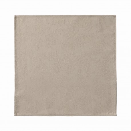 Serviettes de table jacquard coton Végétal Mood Cajou, Le Jacquard Français 