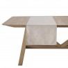 Chemin de table jacquard coton Végétal Mood Cajou Le Jacquard Français