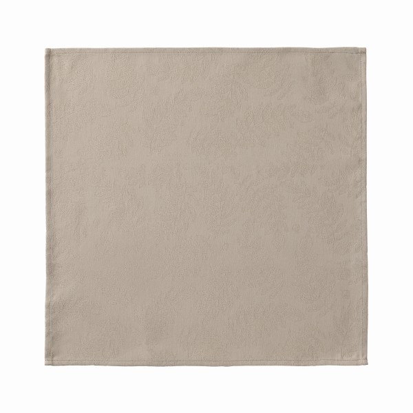 Serviettes de table jacquard coton Végétal Mood Cajou, Le Jacquard Français
