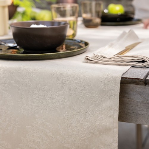 Tissu enduit Végétal Mood Cajou, laize 180cm, Le Jacquard Français