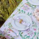 Nappe imprimé coton/lin Pois de senteur Floral, Le Jacquard Français 