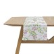 Chemin de table imprimé coton/lin Pois de senteur Floral, Le Jacquard Français