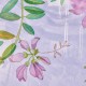 Chemin de table imprimé coton/lin Pois de senteur Floral, Le Jacquard Français