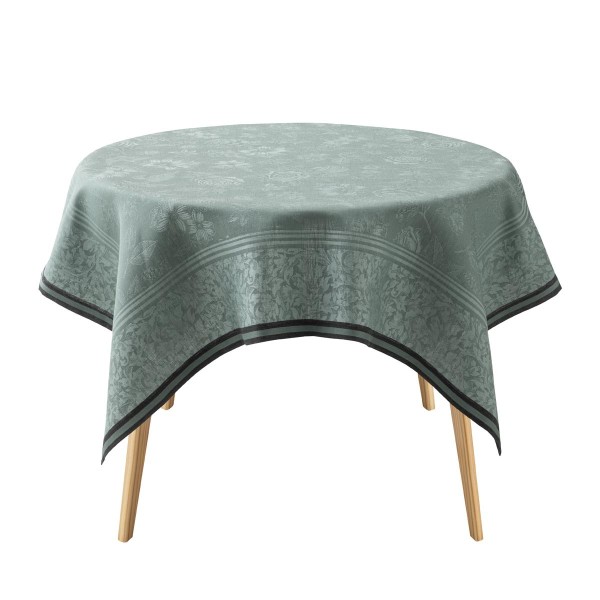 Nappe jacquard pur lin Romance Tendresse, Le Jacquard Français