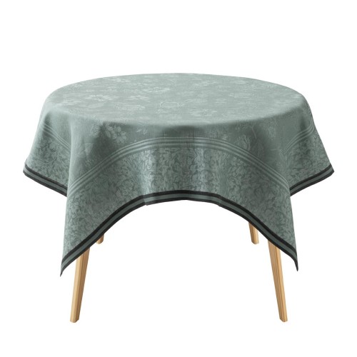 Nappe jacquard pur lin Romance Tendresse, Le Jacquard Français
