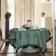 Nappe jacquard pur lin Romance Tendresse, Le Jacquard Français