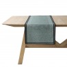 Chemin de table jacquard pur lin Romance Tendresse, Le Jacquard Français