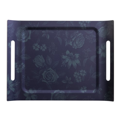 Plateau de service en bois 100% bouleau Romance Tendresse 58x42cm, Le Jacquard Français