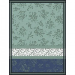 Torchons de cuisine coton et lin Romance Tendresse, Le Jacquard Français (par 4)