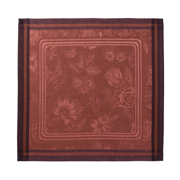 Serviettes de table pur lin Romance Passion, Le Jacquard Français