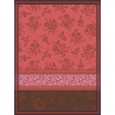 Torchons de cuisine coton et lin Romance Passion, Le Jacquard Français 