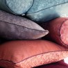 Housse de coussin coton et lin Romance Passion, Le Jacquard Français