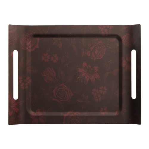 Plateau de service en bois 100% bouleau Romance Passion 58x42cm, Le Jacquard Français
