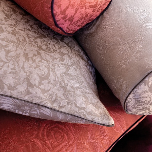 Housses de coussin coton et lin Romance Charme, Le Jacquard Français