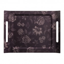 Plateau de service en bois 100% bouleau Romance Charme 58x42cm, Le Jacquard Français