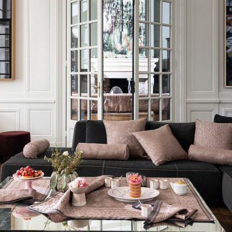 Nappe jacquard pur lin Romance Charme, Le Jacquard Français