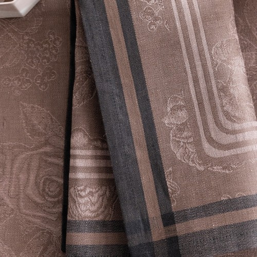 Serviettes de table jacquard pur lin Romance Charme, Le Jacquard Français