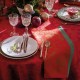 Serviettes de table de Noël Féerie Sucre d'orge, Le Jacquard Français 