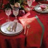 Serviettes de table de Noël Féerie Sucre d'orge, Le Jacquard Français (par 4)