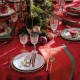 Nappe de Noël Féerie Sucre d'orge, Le Jacquard Français 