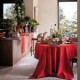 Nappe de Noël Féerie Sucre d'orge, Le Jacquard Français 