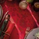 Nappe de Noël Féerie Sucre d'orge, Le Jacquard Français 