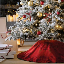 Tapis de sapin de Noël Féerie Sucre d'orge, Le Jacquard Français