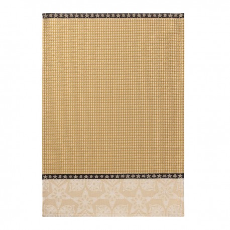 Torchon essuie-mains coton Féerie Pain d'épices, Le Jacquard Français 