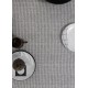 Nappe coton Empreintes Charbon, Le Jacquard Français