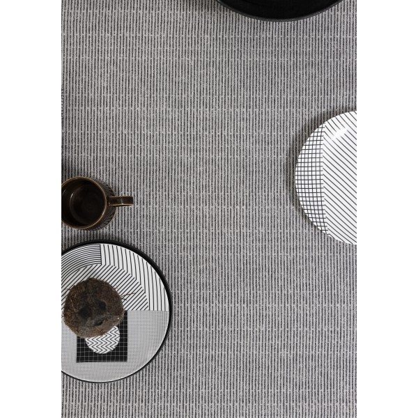 Nappe coton Empreintes Charbon, Le Jacquard Français