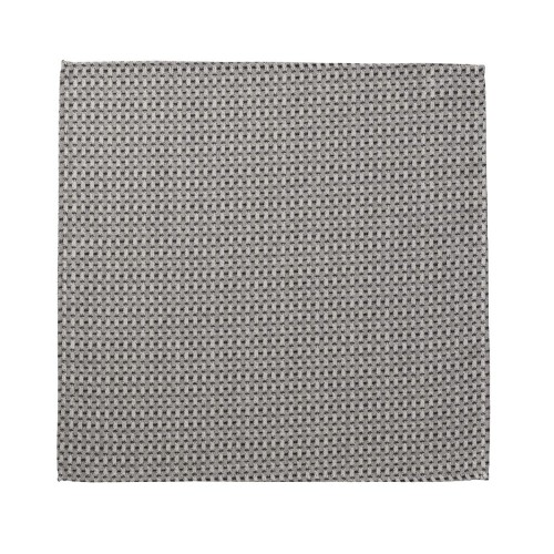 Serviettes de table coton Empreintes Tissage Charbon, Le Jacquard Français
