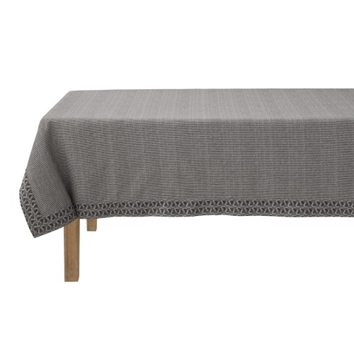 Nappe coton Empreintes Charbon, Le Jacquard Français