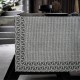 Nappe coton Empreintes Charbon, Le Jacquard Français