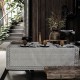 Nappe coton Empreintes Charbon, Le Jacquard Français