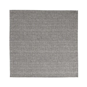Serviettes de table coton Empreintes Rayures Charbon, Le Jacquard Français 2