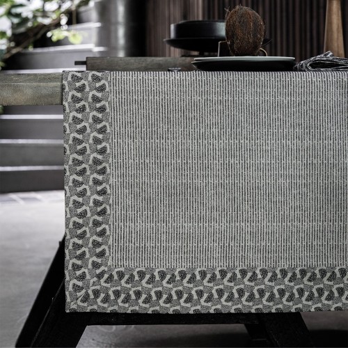 Nappe Empreintes Charbon, Le Jacquard Français