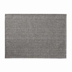 Sets de table enduits Empreintes Rayures Charbon, Le Jacquard Français
