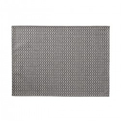 Sets de table enduits Empreintes Tissage Charbon, Le Jacquard Français