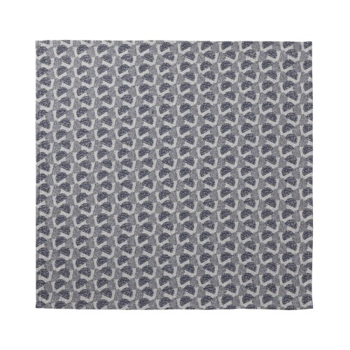 Serviettes de table coton Empreintes Pois Cobalt, Le Jacquard Français