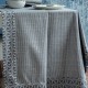 Nappe coton Empreintes Cobalt, Le Jacquard Français