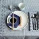 Nappe coton Empreintes Cobalt, Le Jacquard Français