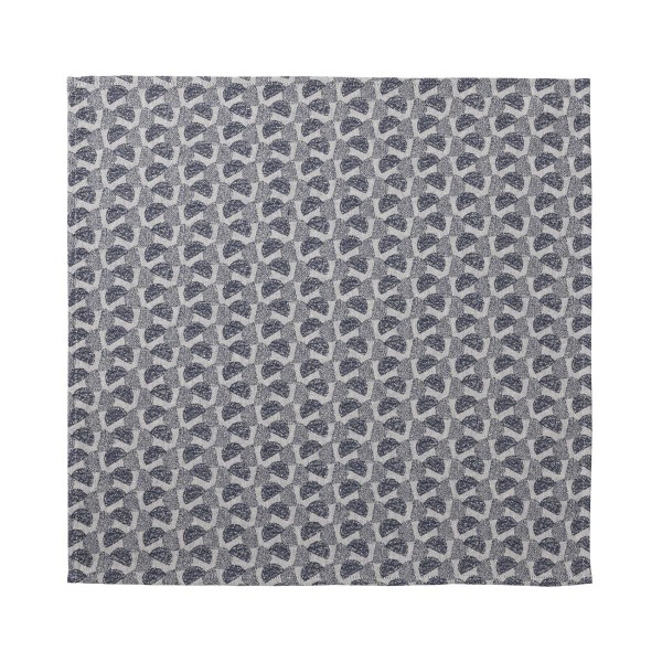 Serviettes de table coton Empreintes Pois Cobalt, Le Jacquard Français 