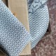 Serviettes de table coton Empreintes Tissage Cobalt, Le Jacquard Français 