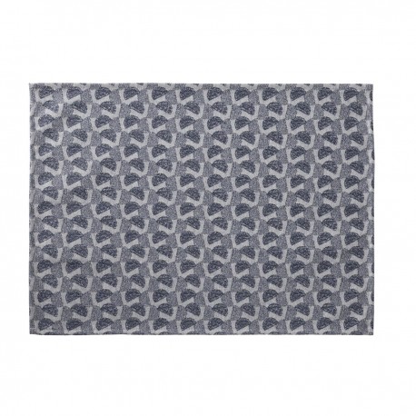 Sets de table enduits Empreintes Pois Cobalt, Le Jacquard Français 