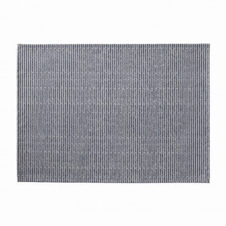 Sets de table enduits Empreintes Rayures Cobalt, Le Jacquard Français 