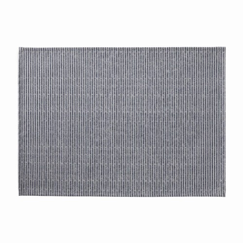 Sets de table enduits Empreintes Rayures Cobalt, Le Jacquard Français 