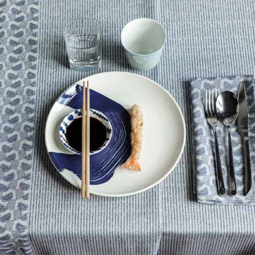 Nappe Empreintes Cobalt, Le Jacquard Français 