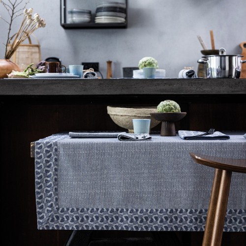 Nappe Empreintes Cobalt, Le Jacquard Français 